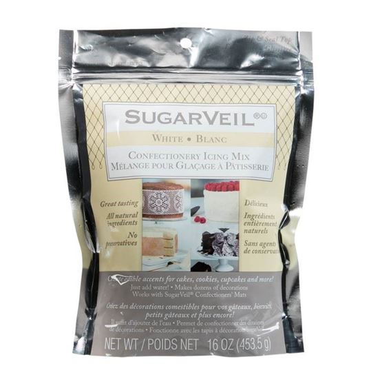 SugarVeil SugarVeil White Confectionery Icing 16 oz in Resealable Pouch