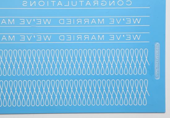 Picture of SugarVeil Celebration Ribbons  X-Large Mat